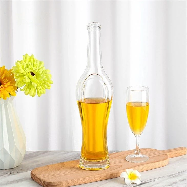 Screw Cap Whiskey Glass Bottle