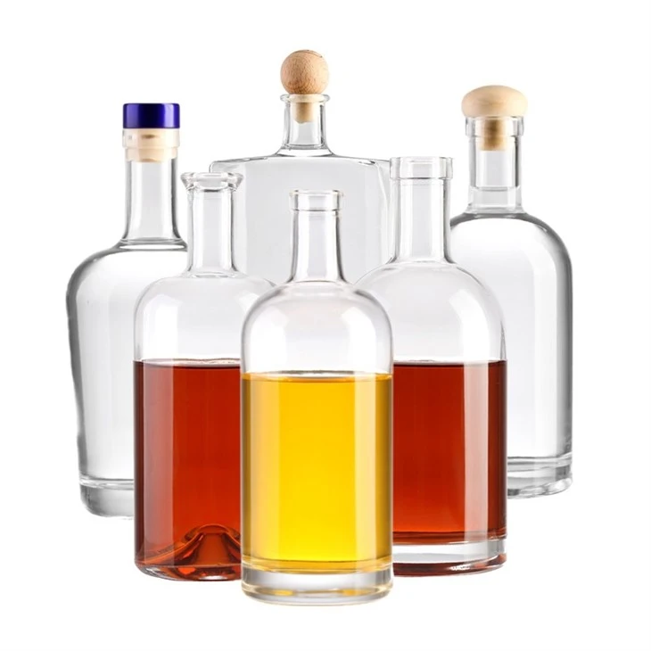 700ml Vodka Glass Bottle