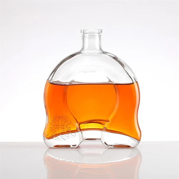 Best Price Round XO Glass Bottle