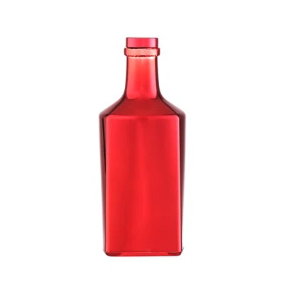 Punainen väri eletroploitu viskipullo 700 ml
