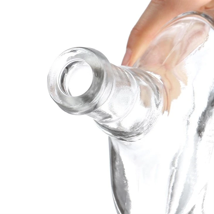 Wholesale Price Long Neck Flat Bottle XO Glass 700ML